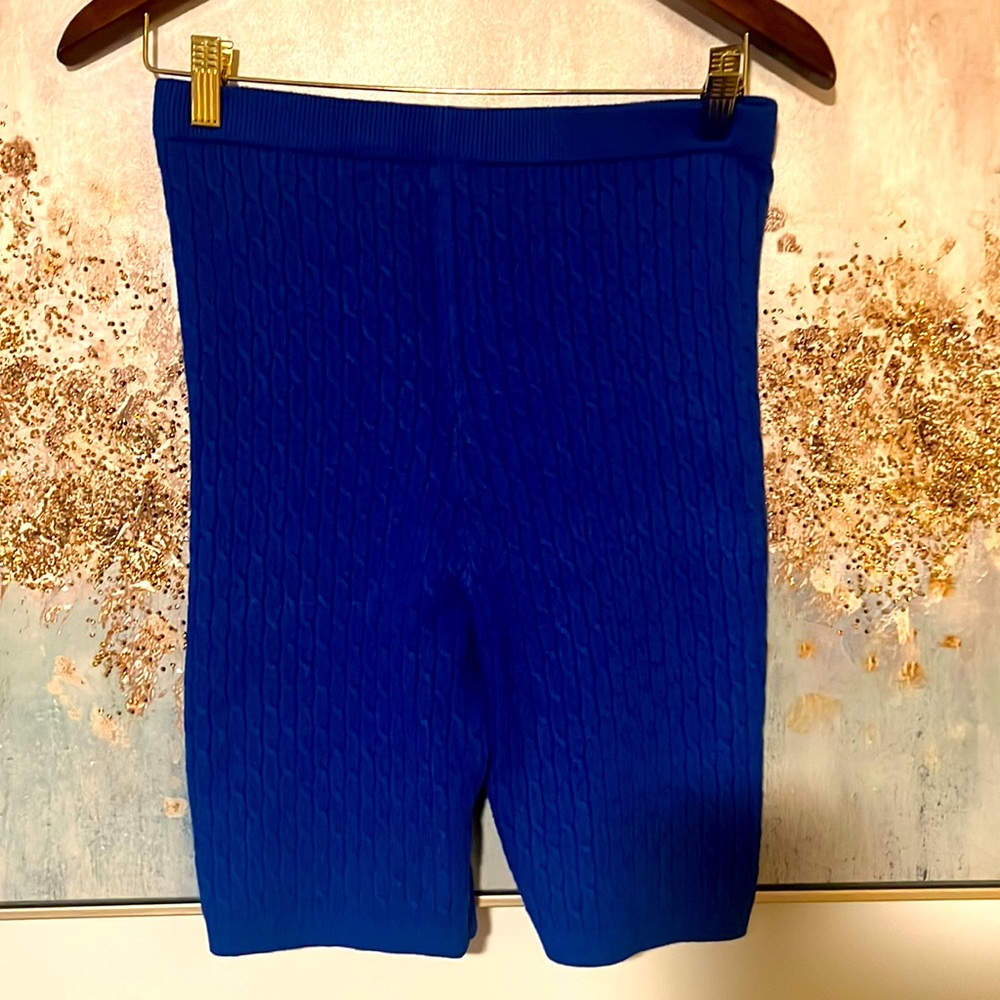 Sweater shorts and top